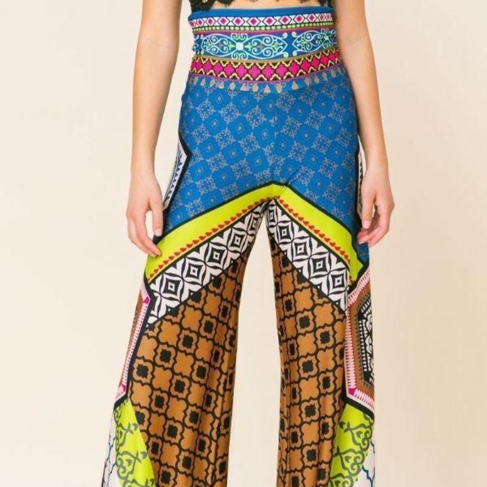Bohemian Styled Palazzo Pants